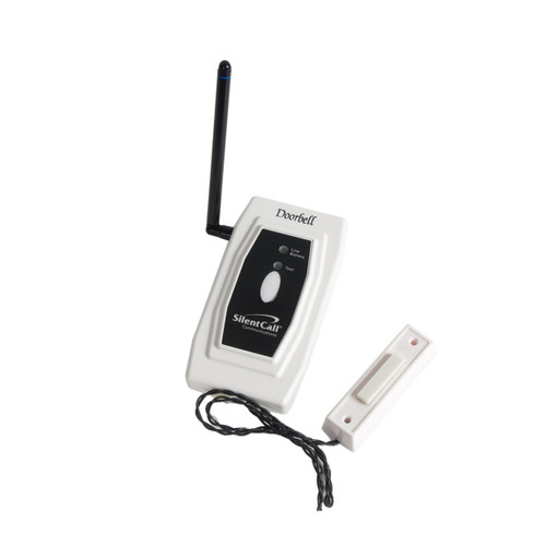 Silent Call Medallion Doorbell Transmitter w/Button