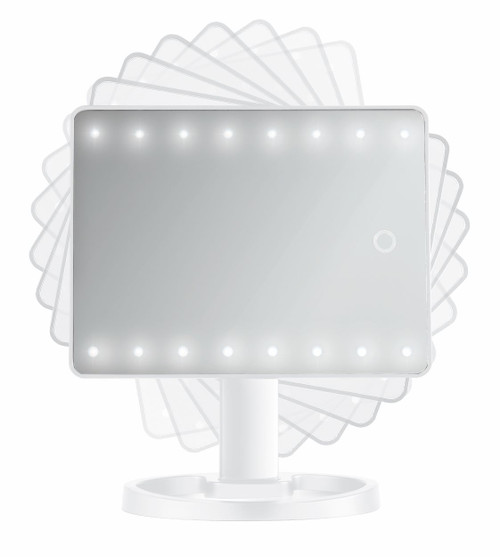Illuminated Mirror with 10X Spot