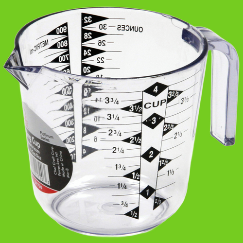 Measuring Cup Set Bright Colorful Kitchen Essentials 