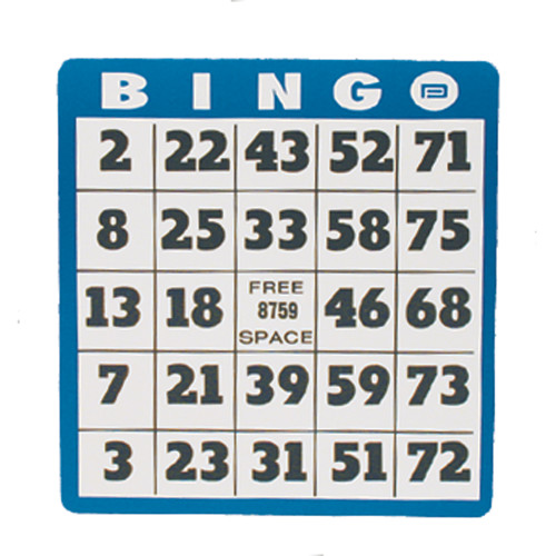 Spielzeug Qty 1 Big Numbers Thick Cards Large Print Bingo Cards For Low