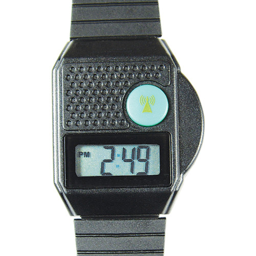 Digital Talking Atomic Watch - Black