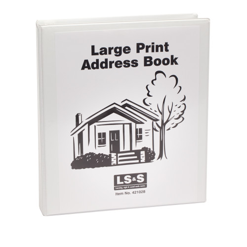 Large Print, Loose Leaf Address Book | LS&S