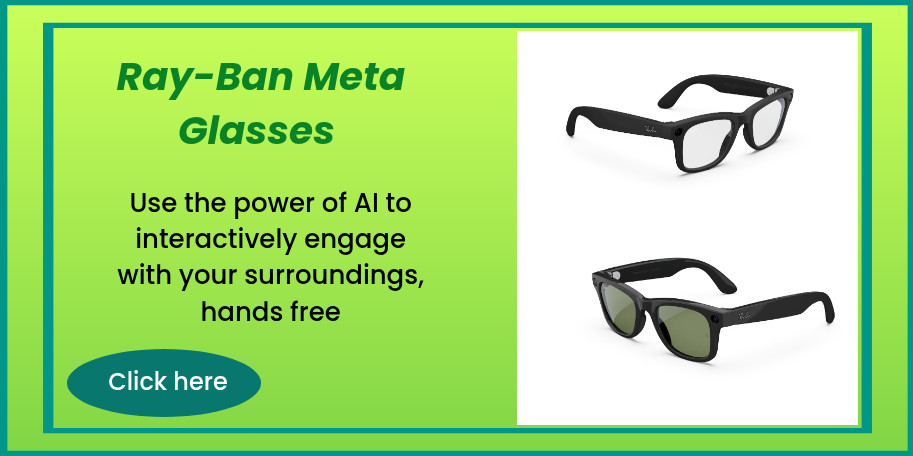 Banner: Ray-Ban Meta Glasses