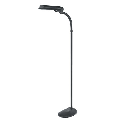 OttLite 881 Lumen Dimmable LED Floor Lamp with Magnifier White/Gray  CSP57WGC-SHPR - Best Buy