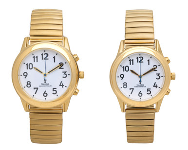 Talking Atomic Watch, Gold Tone Case and Band | LS&S display picture 1