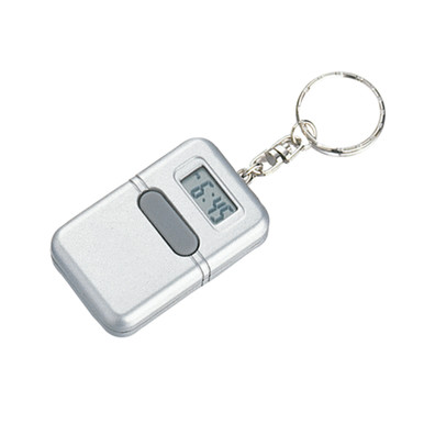 Silver Talking Clock Keychain LS&S