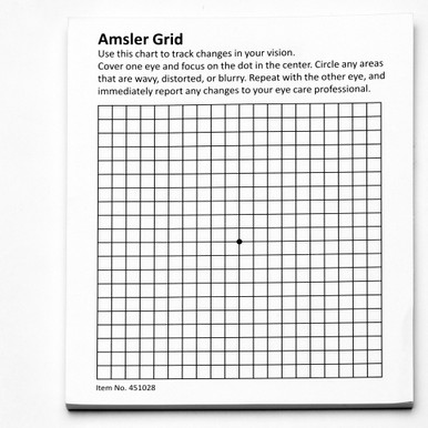 Home Vision Card (Acuity and Amsler Grid)