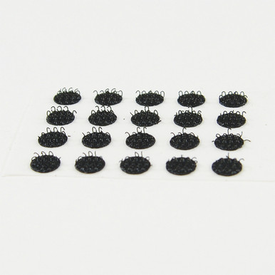 Fuzzy Circle Tactile Velcro Dots 1/4 20 per pack