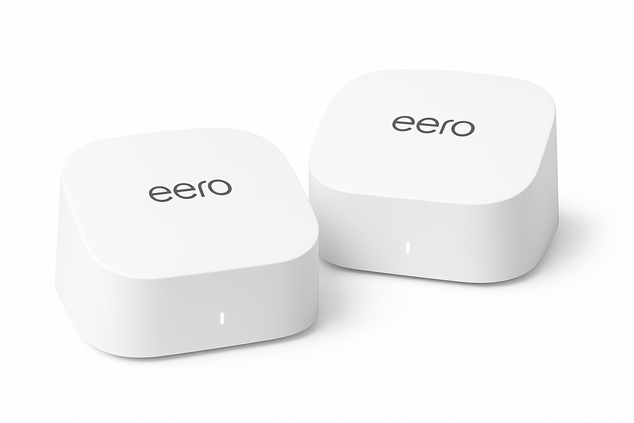 Eero 6+ (2 Pack) - Mesh Dual Band Wi-Fi 6 Router