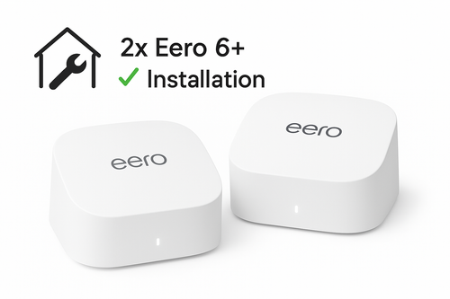 Eero 6+ (2 Pack) + Installation