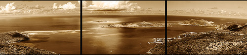 North Sound Sepia Panorama North Sound Sepia Panorama
