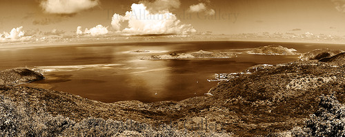  North Sound  panorama sepia Traditional