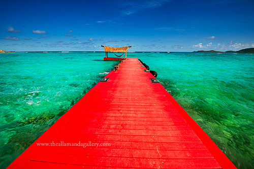 Red dock, Necker Island