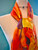 Oriental hibiscus Silk Sarong /Scarf