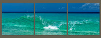 Sea Blue Triptych Canvas
