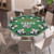 48 Inch 8-Player Foldable Poker Table Top with Carrying Bag and Cup Holders-Blue B593-UY10154