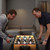 Game Room Size Football Table with Non-slip Handle-Brown - Color: Brown D681-UY10094BN