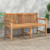 Patio Bench 59.1" Solid Teak Wood A949-316639