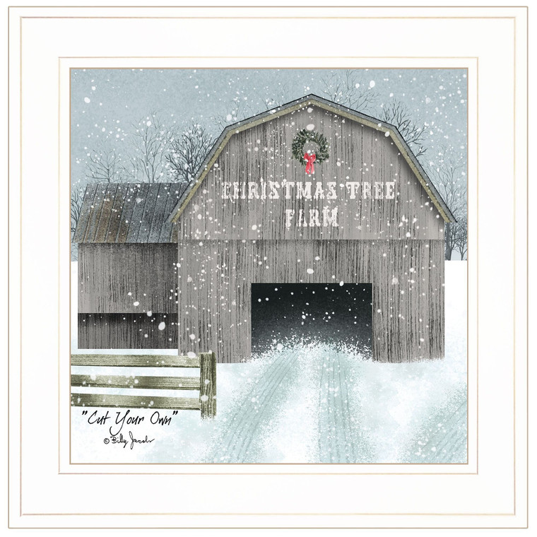 Cut Your Own 1 White Framed Print Wall Art N270-406256