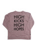 High Kicks High Hopes 365 Crew (Tri Blend Fleece Sweatshirt)