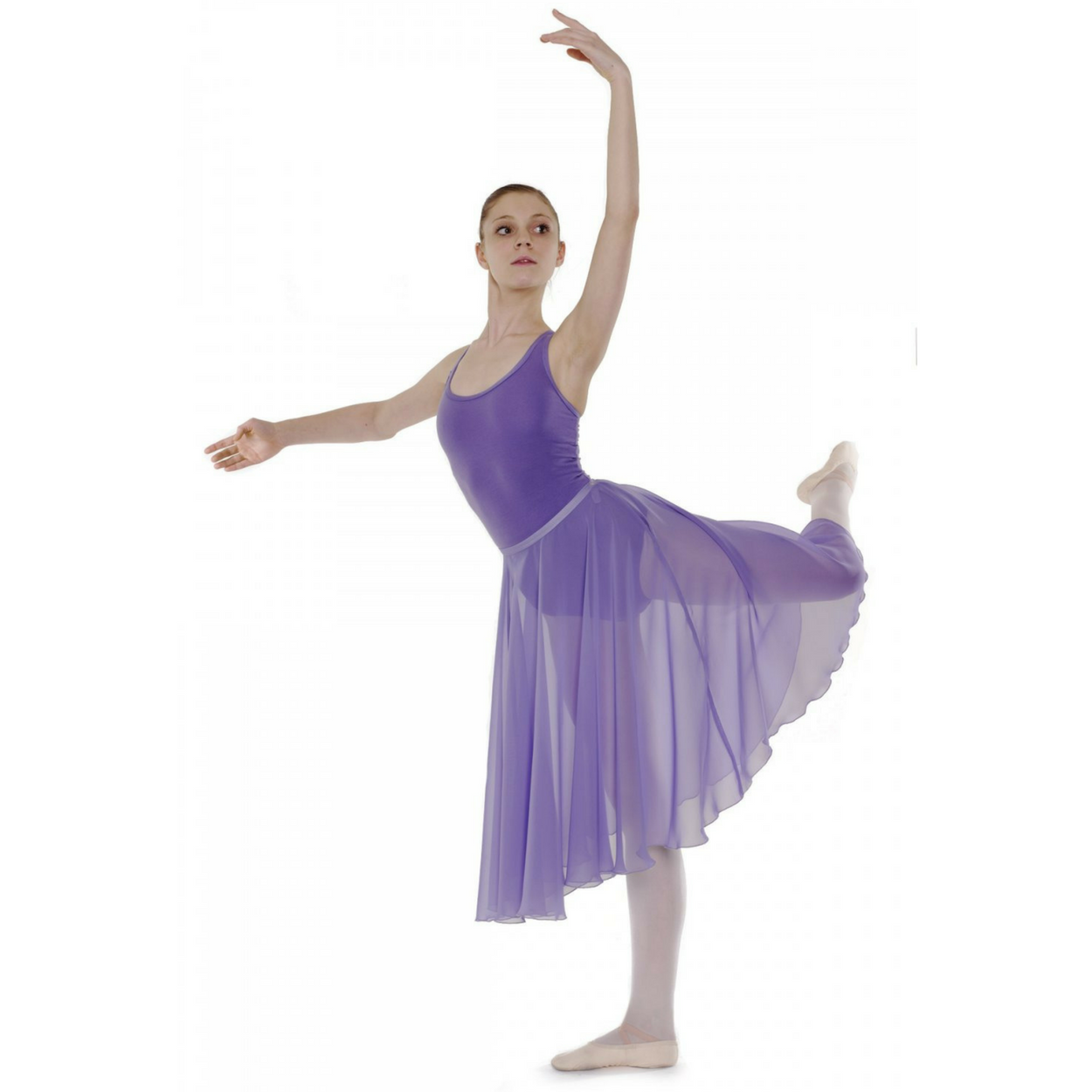 chiffon skirt ballet