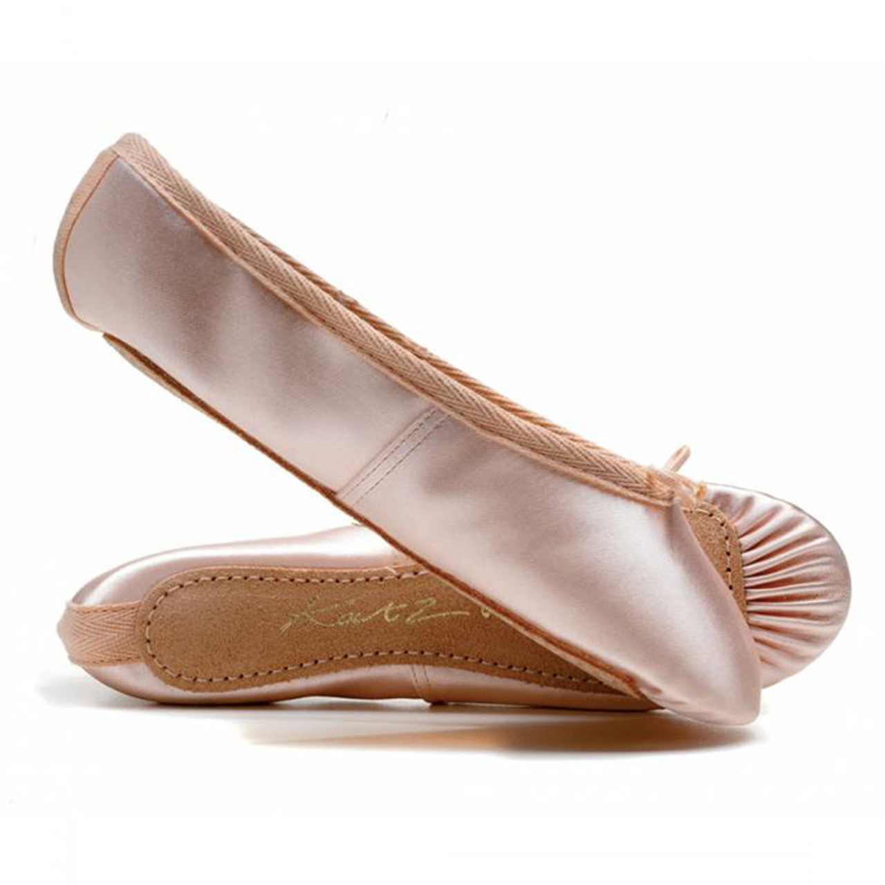 satin ballet shoes