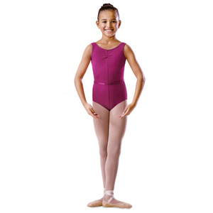 Ruth Stein School of Dance Cotton Rouche Front Tank Leotard