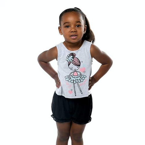 Tiny Dancer Itty Bitty Curtain Call Top (Cropped Tank)