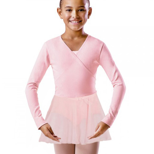 Karen Blackburn Dance Academy Cardigan Pink X-Over Cotton Ballet Wrap 