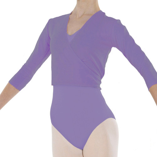 Karen Blackburn Dance Academy Cardigan Lavender Cotton Freed Ballet Wrap