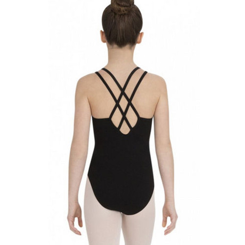 Hamilton Dance Academy Black Double Strap Camisole Leotard