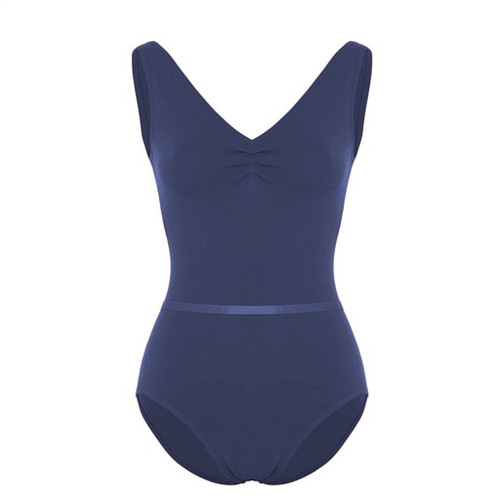 Capezio Pinch Front Tank Leotard With Belt