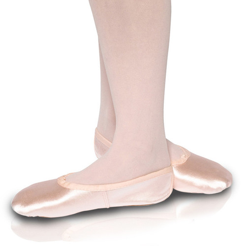 Joanne Ward Pink Full Sole Satin Ballet Shoe