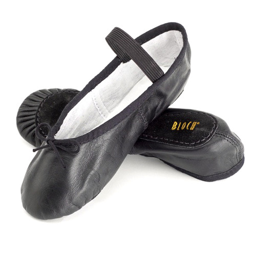 Molesey School of Ballet Black Full Sole Leather Ballet Shoe