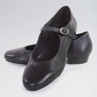 1st Position Buckle Strap Leather Tap Shoe