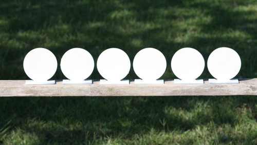 4"  Circle Knock Over Targets 6 pc. Set