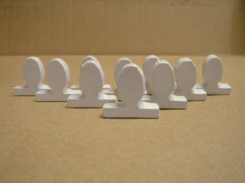 25 Bird Egg Targets - Knock Over 3/8" Thick Steel