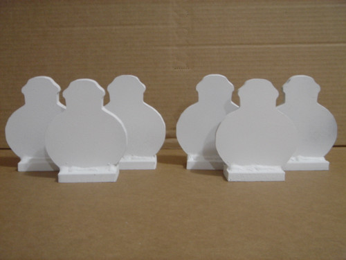 Perfume Bottle set of six - 3/8" thick AR500 - Free Shipping