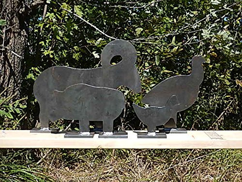 Half Scale Muzzleloader Targets - 3/8" AR500 (FREE SHIPPING!)