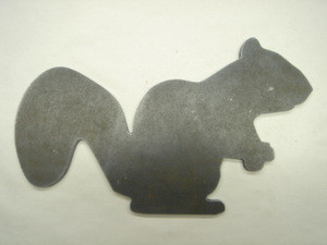 Squirrel Yard Silhouette