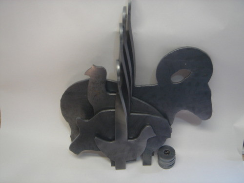 IHMSA NRA Silhouette Swinger Kit - 1/2 Scale - 1/4" Thick