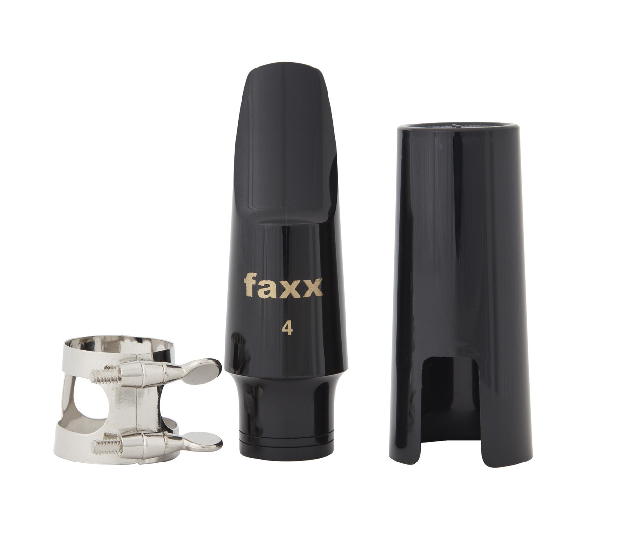 Faxx Alto Saxophone Hard Rubber Mouthpiece Kit