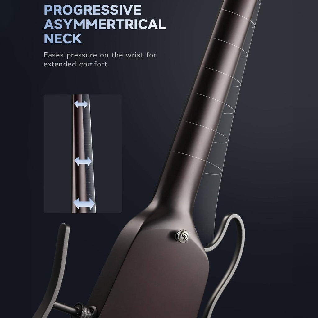 Donner HUSH-X Guitar ~ Sunburst - Mor Music