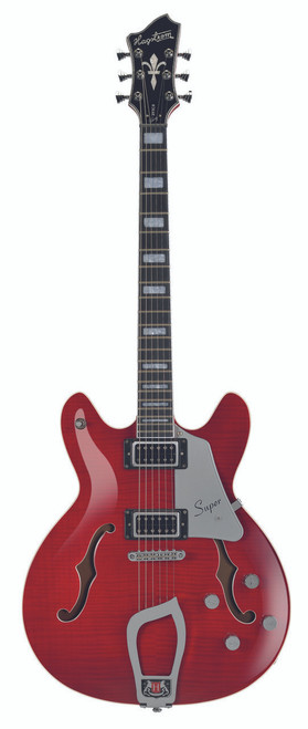 Hagstrom Super Viking - Wild Cherry Transparent