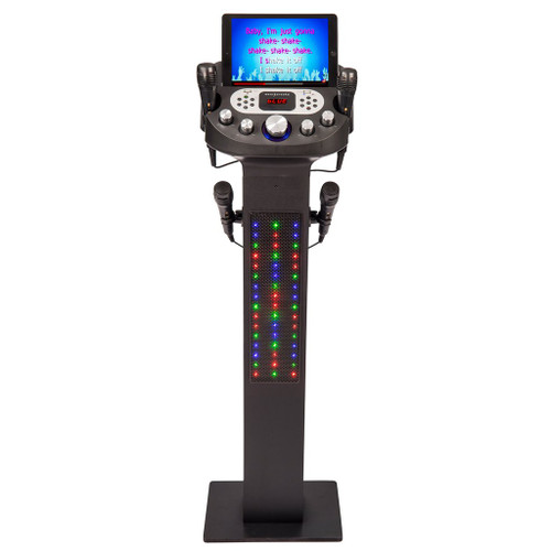 Easy Karaoke Smart Bluetooth¬Æ Karaoke System + 4 Wired Microphones