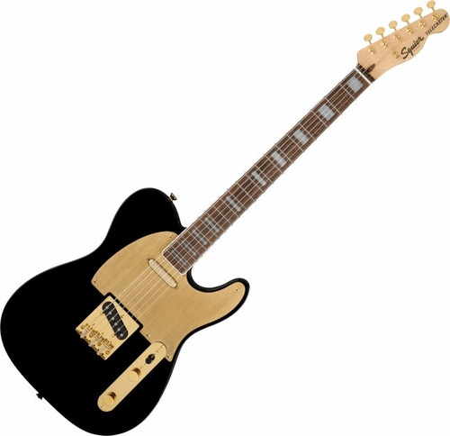 Squier 40th Anniversary Telecaster, Gold Edition - Black - EXTRA 10% OFF
