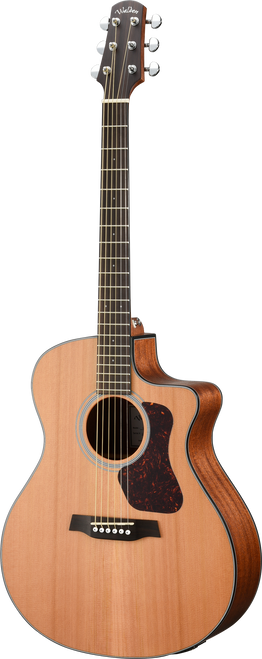 Walden G570CEW Natura Solid Cedar Top Grand Auditorium Acoustic Cutaway-Electric - Open Pore Satin