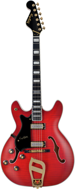 Hagstrom '67 Viking II - Wild Cherry Transparent - Left Hand