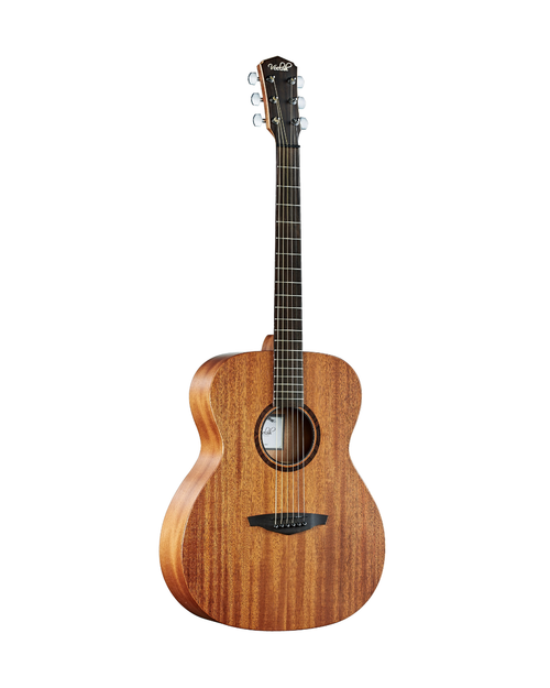 VEELAH V1 SERIES GUITAR - ACOUSTIC OM, SOLID TOP - MAHOGANY W/ VEELAH LUXURY PADDED GIG BAG