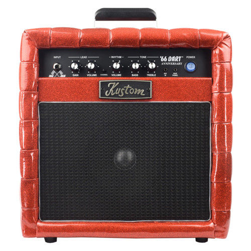 Kustom '66 Dart - 10 Watt Electric Guitar Combo Amplifier - Red Tuck & Roll